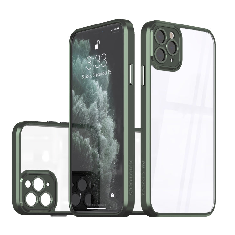 For iPhone 11 Pro Max Cool Armor Transparent Phone Case