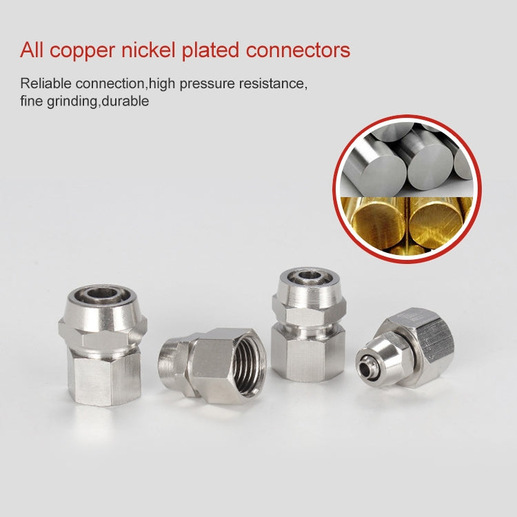 PCF4-02 LAIZE 10pcs Copper Pneumatic Quick Fitting Connector