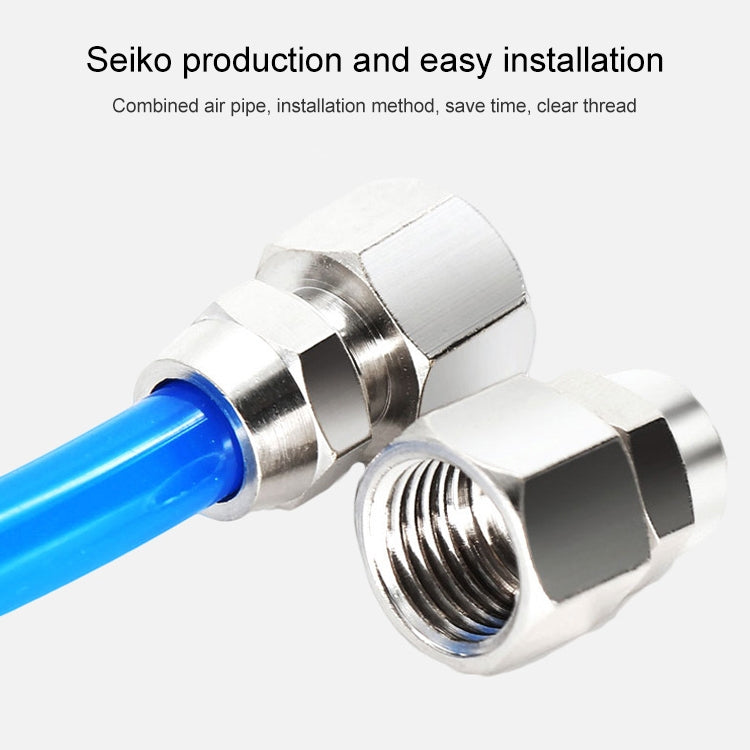 PCF4-02 LAIZE 10pcs Copper Pneumatic Quick Fitting Connector