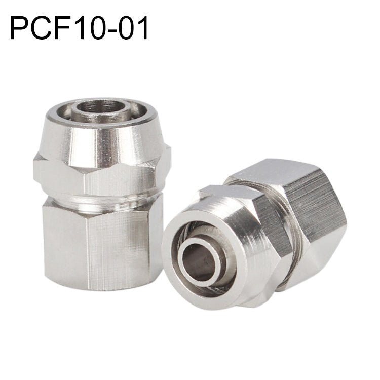 PCF10-01 LAIZE 10pcs Copper Pneumatic Quick Fitting Connector