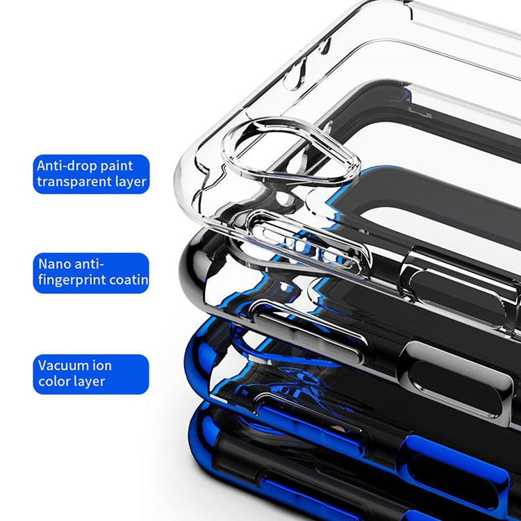 For Samsung Galaxy A23E Japan Edition Transparent Electroplate Shock-proof Phone Case with Ring Holder