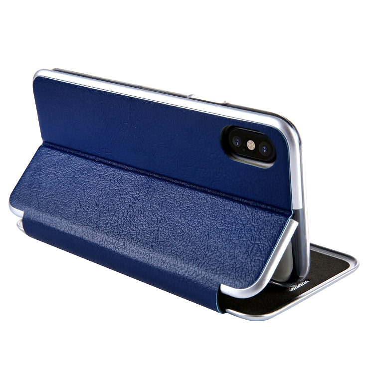 For iPhone  XS / X CMai2 Linglong Series PC+PU Horizontal Flip Leather Case with Holder & Card Slot