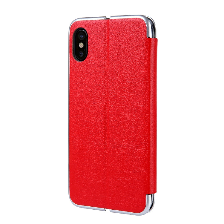 For iPhone  XS / X CMai2 Linglong Series PC+PU Horizontal Flip Leather Case with Holder & Card Slot