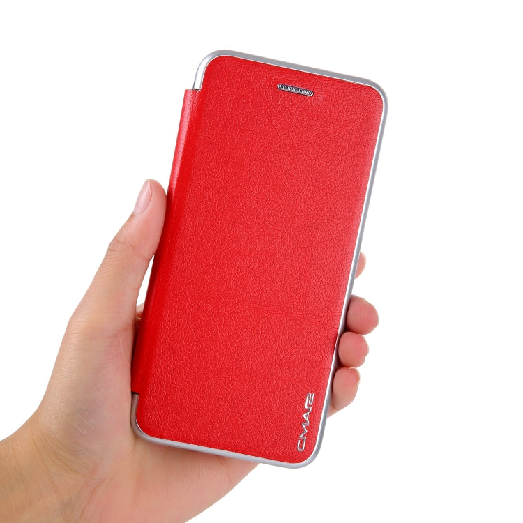 For iPhone  XS / X CMai2 Linglong Series PC+PU Horizontal Flip Leather Case with Holder & Card Slot
