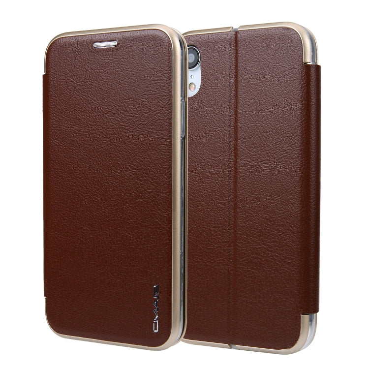 For iPhone XR CMai2 Linglong Series PC+PU Horizontal Flip Leather Case with Holder & Card Slot