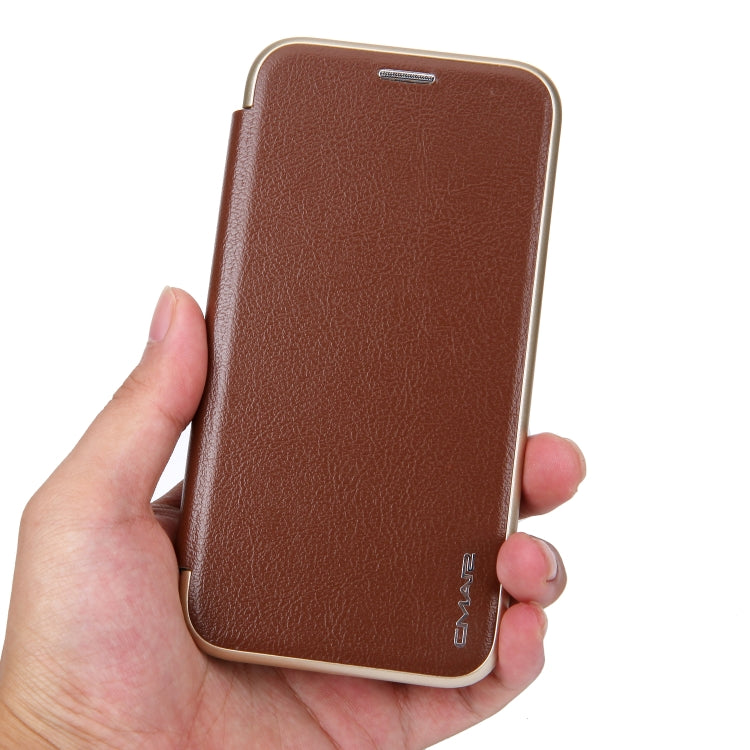 For iPhone XR CMai2 Linglong Series PC+PU Horizontal Flip Leather Case with Holder & Card Slot