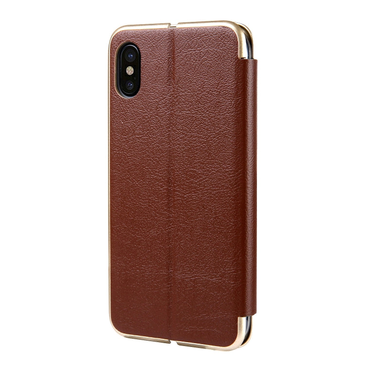 For iPhone XS Max CMai2 Linglong Series PC+PU Horizontal Flip Leather Case with Holder & Card Slot