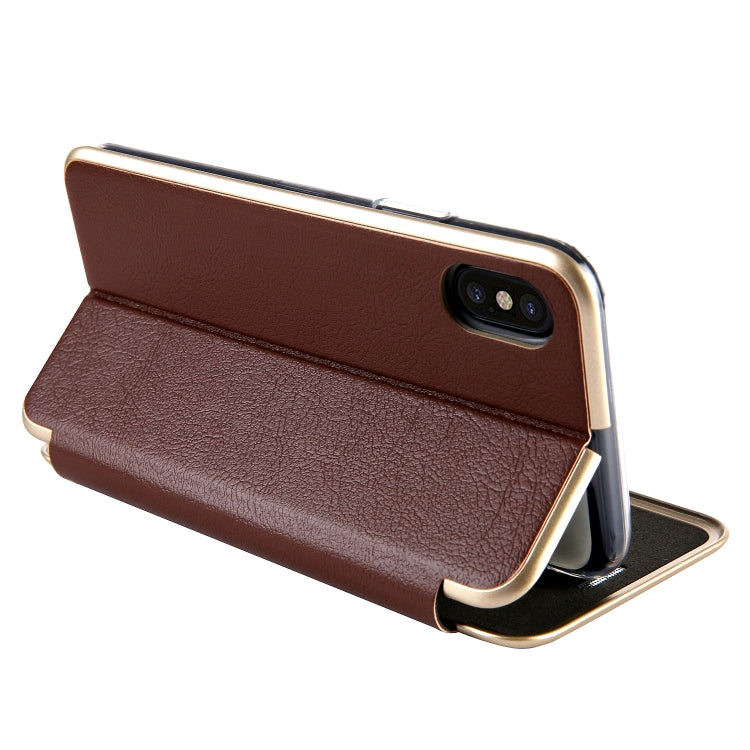For iPhone XS Max CMai2 Linglong Series PC+PU Horizontal Flip Leather Case with Holder & Card Slot