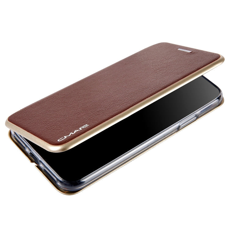 For iPhone XS Max CMai2 Linglong Series PC+PU Horizontal Flip Leather Case with Holder & Card Slot