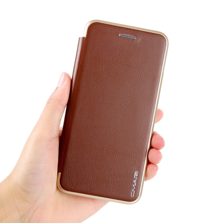 For iPhone XS Max CMai2 Linglong Series PC+PU Horizontal Flip Leather Case with Holder & Card Slot