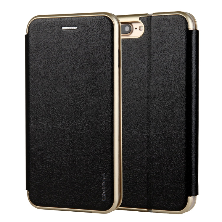 For iPhone 8 Plus & 7 Plus CMai2 Linglong Series PC+PU Horizontal Flip Leather Case with Holder & Card Slot
