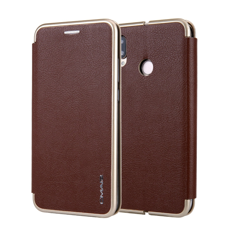 For Huawei P20 Lite CMai2 Linglong Series PC+PU Horizontal Flip Leather Case with Holder & Card Slot