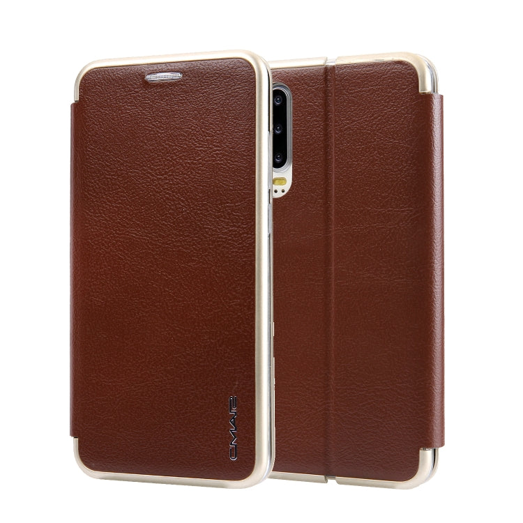 For Huawei P30 CMai2 Linglong Series PC+PU Horizontal Flip Leather Case with Holder & Card Slot
