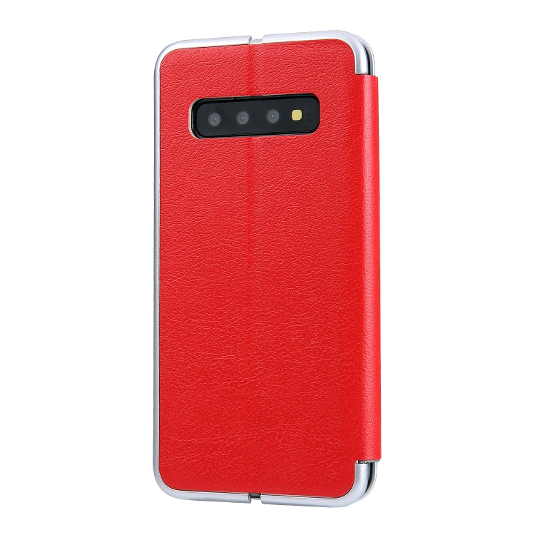 For Galaxy S10 CMai2 Linglong Series PC+PU Horizontal Flip Leather Case with Holder & Card Slot