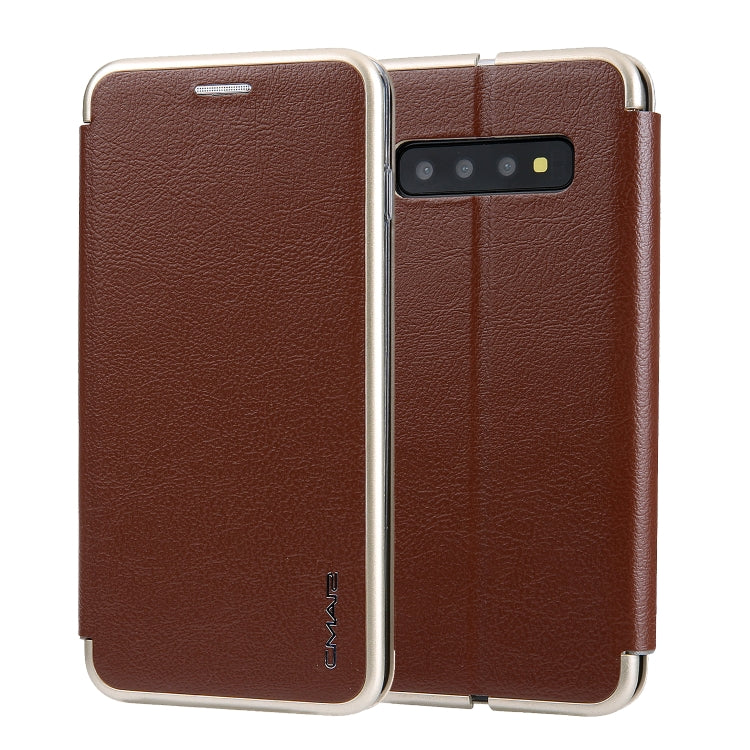 For Galaxy S10 CMai2 Linglong Series PC+PU Horizontal Flip Leather Case with Holder & Card Slot