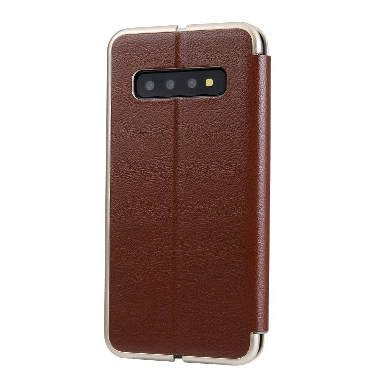 For Galaxy S10 CMai2 Linglong Series PC+PU Horizontal Flip Leather Case with Holder & Card Slot