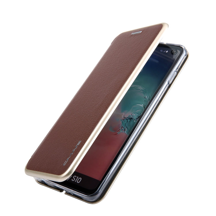 For Galaxy S10 CMai2 Linglong Series PC+PU Horizontal Flip Leather Case with Holder & Card Slot