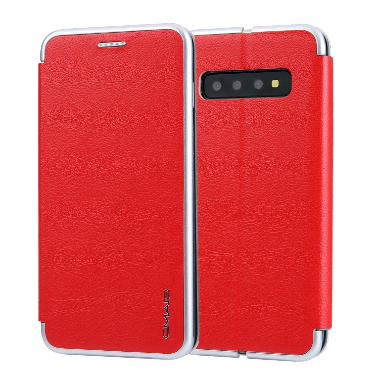 For Galaxy S10+ CMai2 Linglong Series PC+PU Horizontal Flip Leather Case with Holder & Card Slot