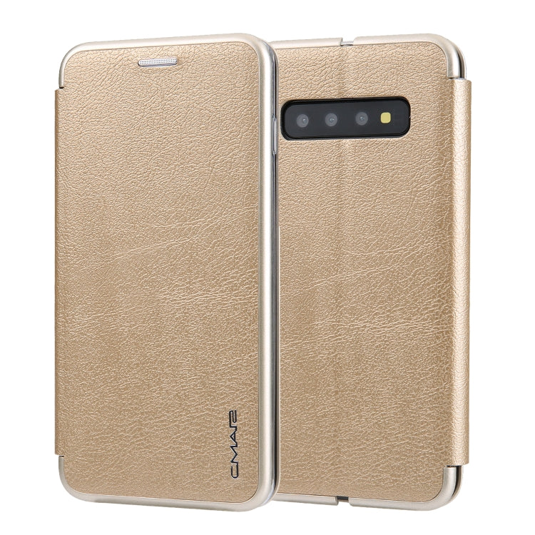 For Galaxy S10+ CMai2 Linglong Series PC+PU Horizontal Flip Leather Case with Holder & Card Slot