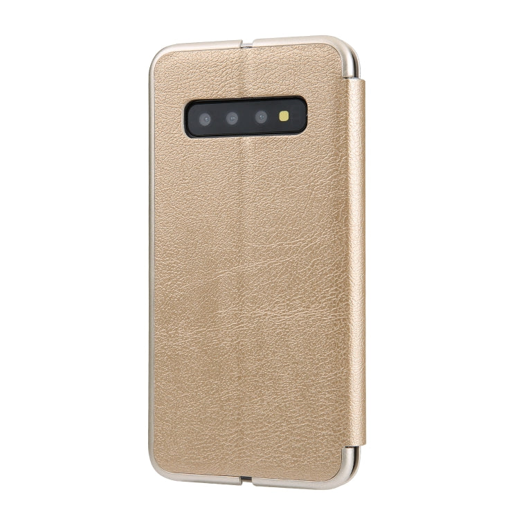 For Galaxy S10+ CMai2 Linglong Series PC+PU Horizontal Flip Leather Case with Holder & Card Slot