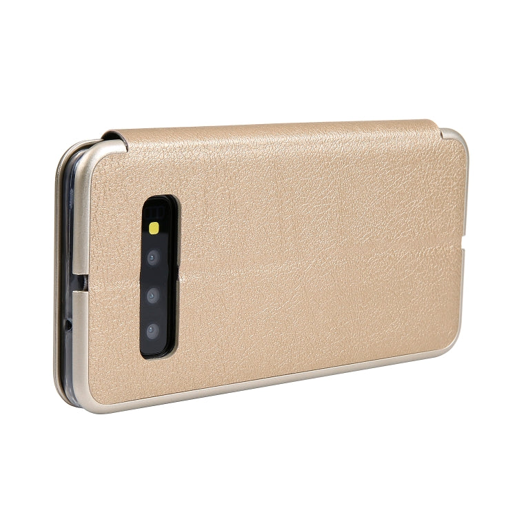 For Galaxy S10+ CMai2 Linglong Series PC+PU Horizontal Flip Leather Case with Holder & Card Slot