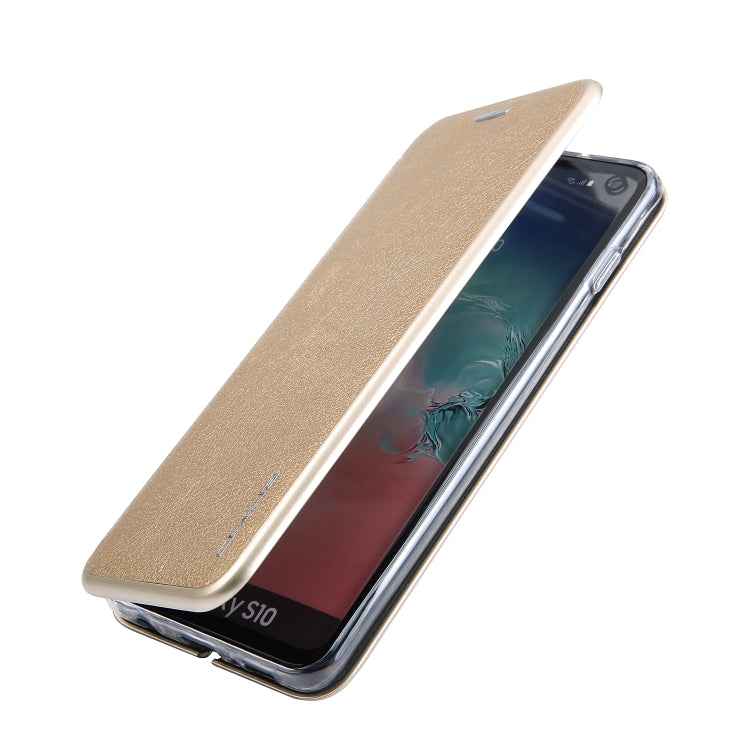 For Galaxy S10+ CMai2 Linglong Series PC+PU Horizontal Flip Leather Case with Holder & Card Slot