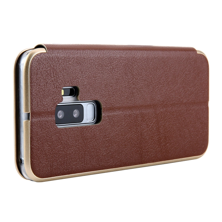 For Galaxy S9+ CMai2 Linglong Series PC+PU Horizontal Flip Leather Case with Holder & Card Slot
