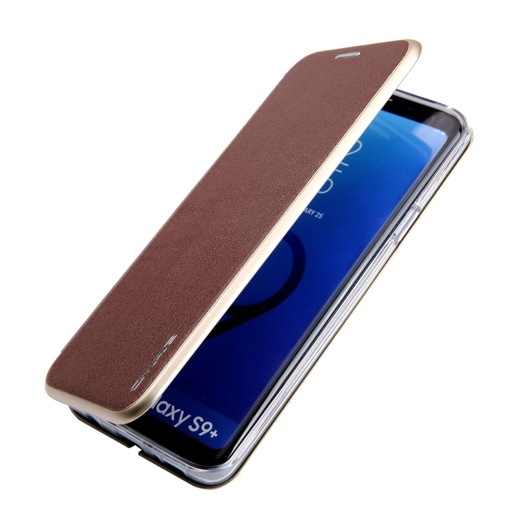 For Galaxy S9+ CMai2 Linglong Series PC+PU Horizontal Flip Leather Case with Holder & Card Slot