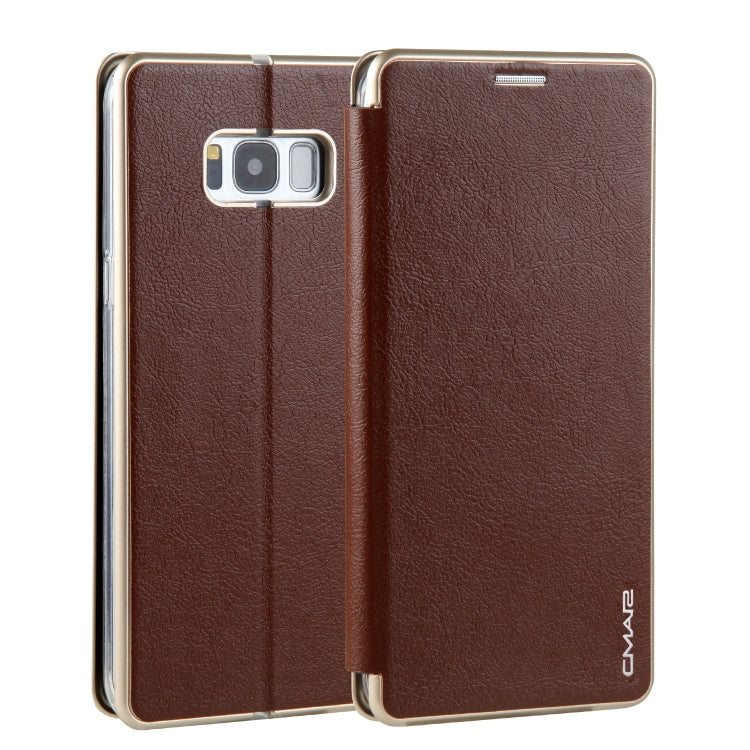 For Galaxy S8 CMai2 Linglong Series PC+PU Horizontal Flip Leather Case with Holder & Card Slot