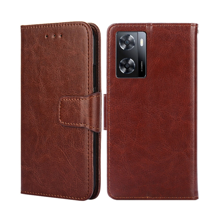 For OnePlus Nord N20 SE 4G Crystal Texture Flip Leather Phone Case