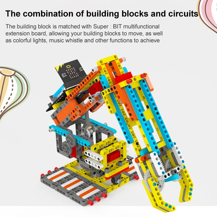 Yahboom Programmable Arm Building Block Pack+Super:bit