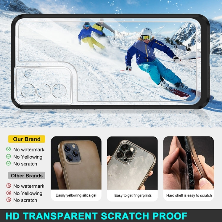 For Samsung Galaxy S23+ 5G Bright Series Clear Acrylic + PC + TPU Phone Case