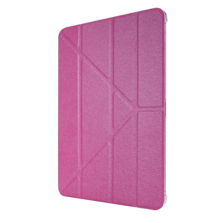 For iPad Pro 11 (2020) Silk Texture Horizontal Deformation Flip Leather Tablet Case with Three-folding Holder