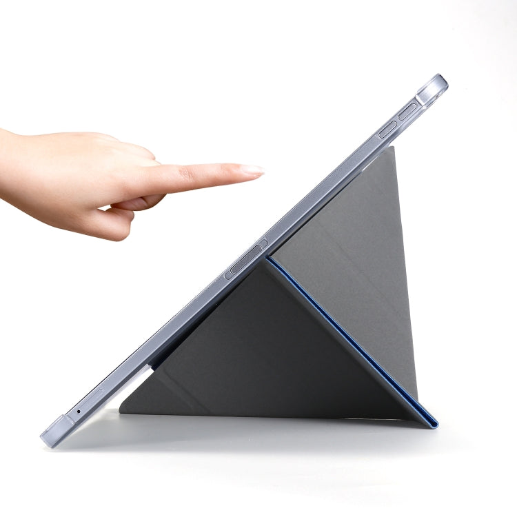 For iPad Pro 11 (2020) Silk Texture Horizontal Deformation Flip Leather Tablet Case with Three-folding Holder