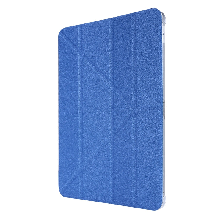 For iPad Pro 11 (2020) Silk Texture Horizontal Deformation Flip Leather Tablet Case with Three-folding Holder