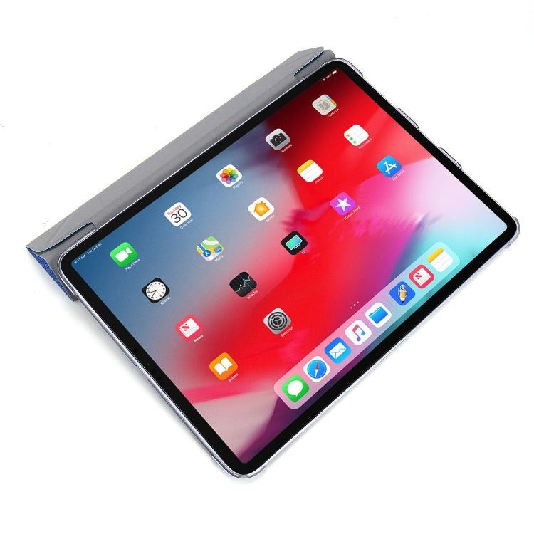 For iPad Pro 11 (2020) Silk Texture Horizontal Deformation Flip Leather Tablet Case with Three-folding Holder