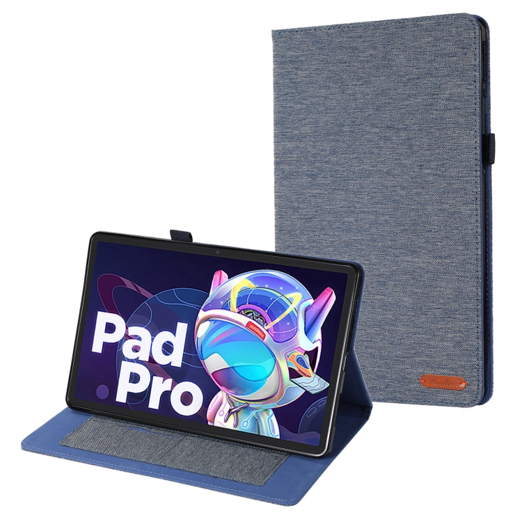 For Lenovo Tab P11 Pro Fabric Leather Tablet Case