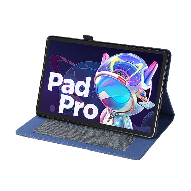 For Lenovo Tab P11 Pro Fabric Leather Tablet Case