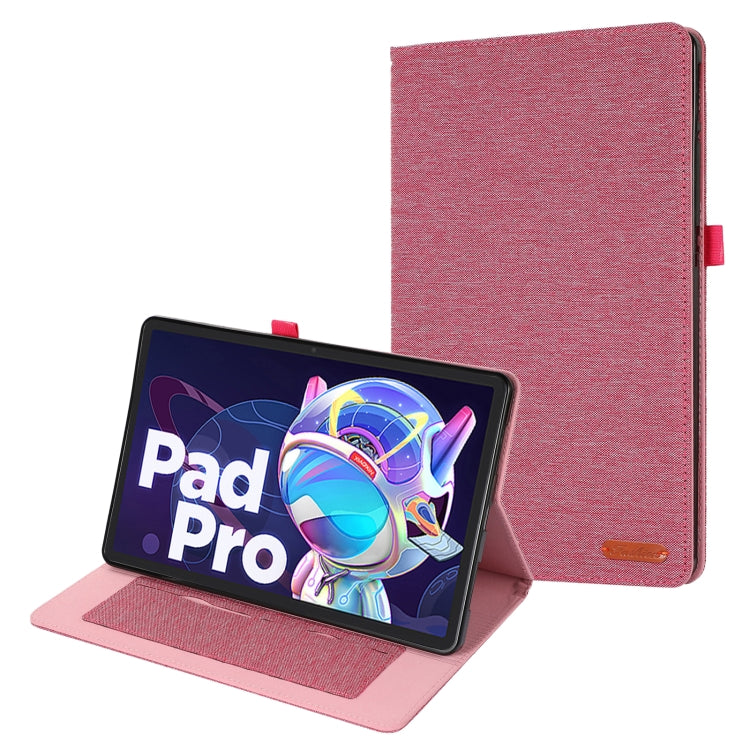 For Lenovo Tab P11 Pro Fabric Leather Tablet Case