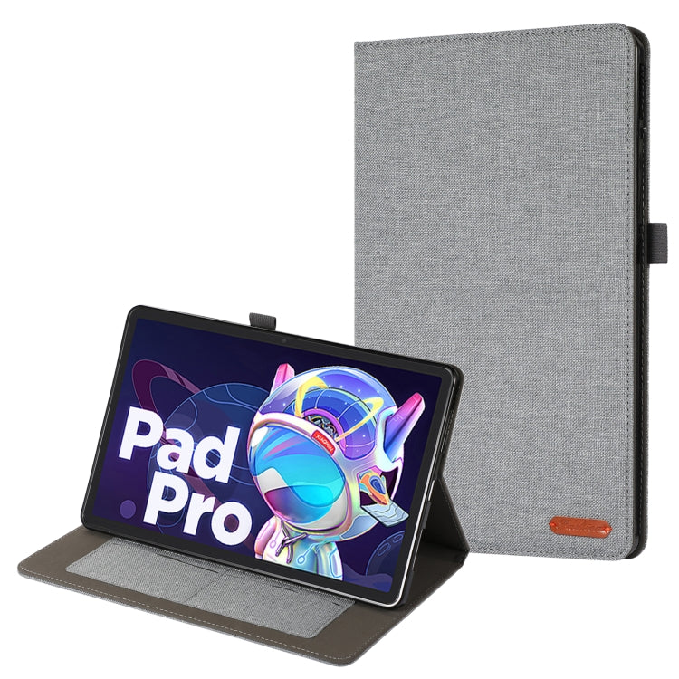 For Lenovo Tab P11 Pro Fabric Leather Tablet Case