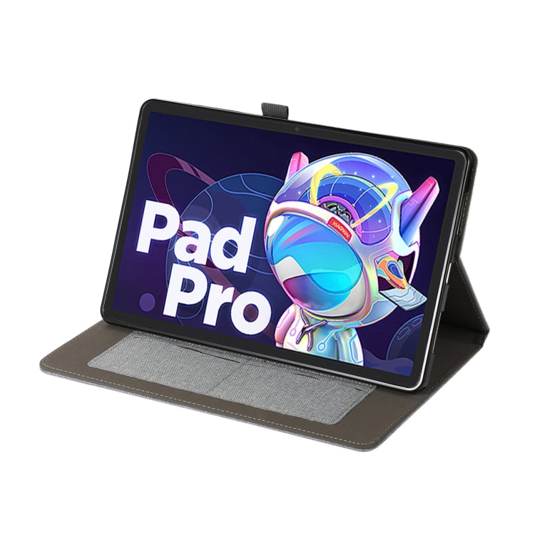 For Lenovo Tab P11 Pro Fabric Leather Tablet Case