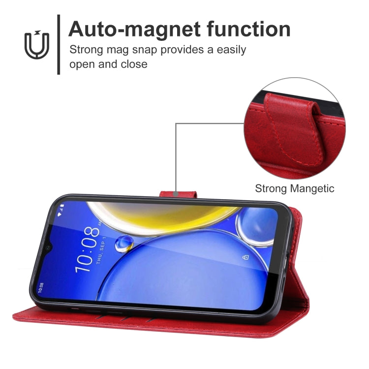 For HTC Wildfire E plus Leather Phone Case