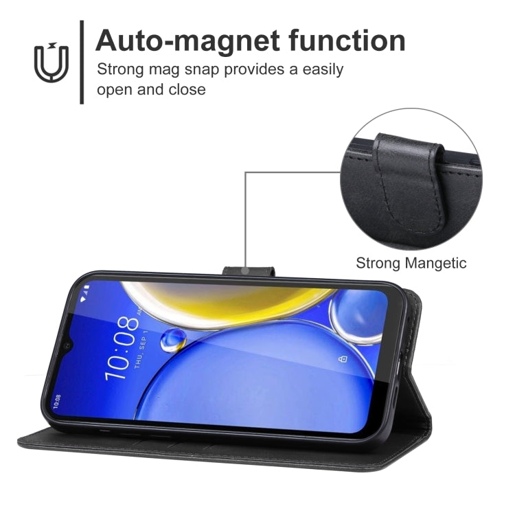 For HTC Wildfire E plus Leather Phone Case