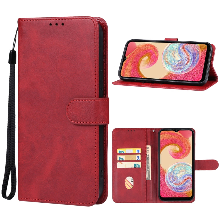 For Samsung Galaxy A04e Leather Phone Case