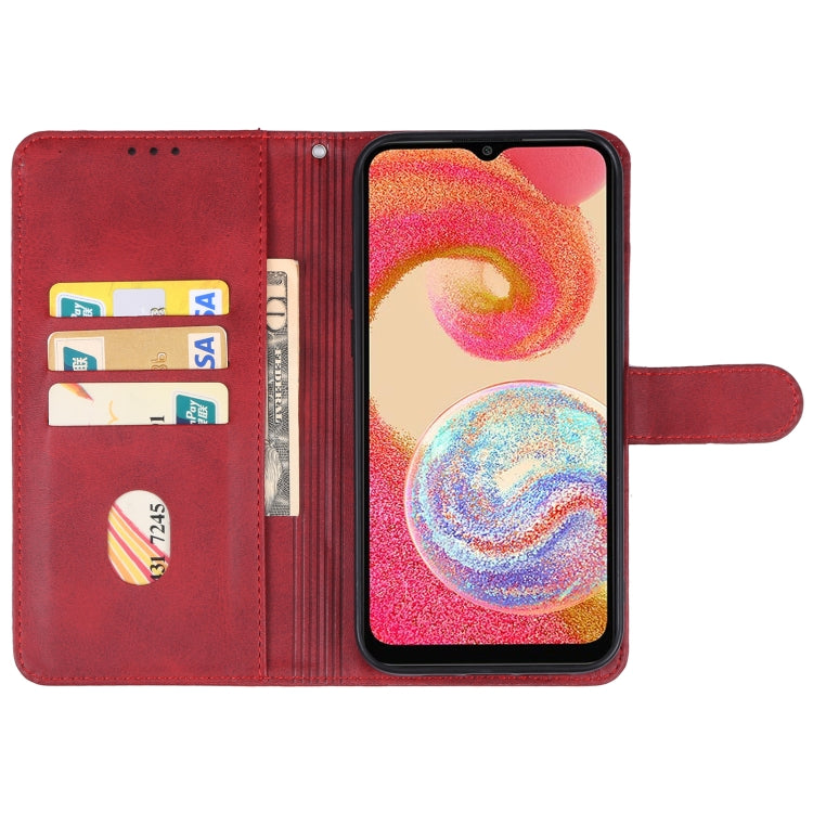 For Samsung Galaxy A04e Leather Phone Case