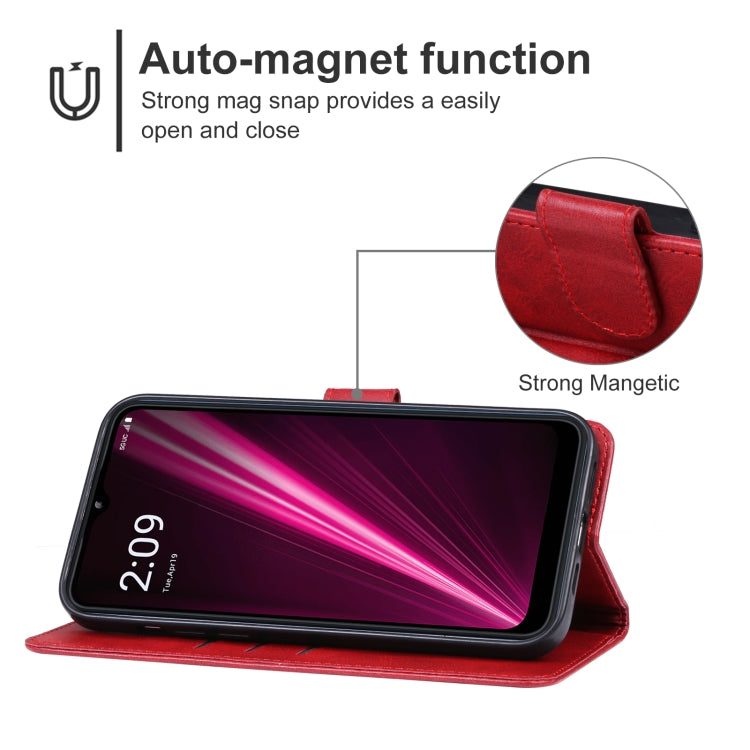 For T-Mobile T Phone 5G Leather Phone Case