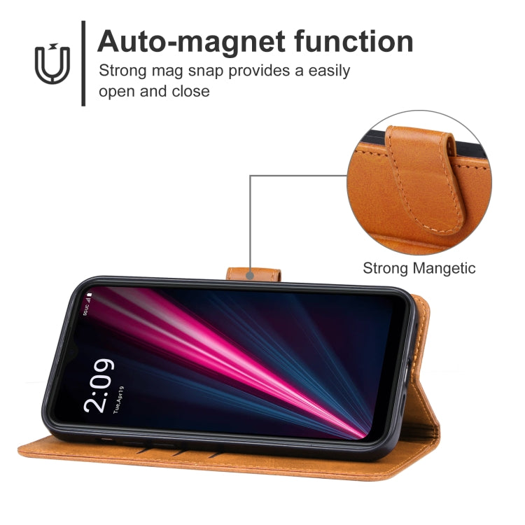 For T-Mobile T Phone Pro 5G Leather Phone Case