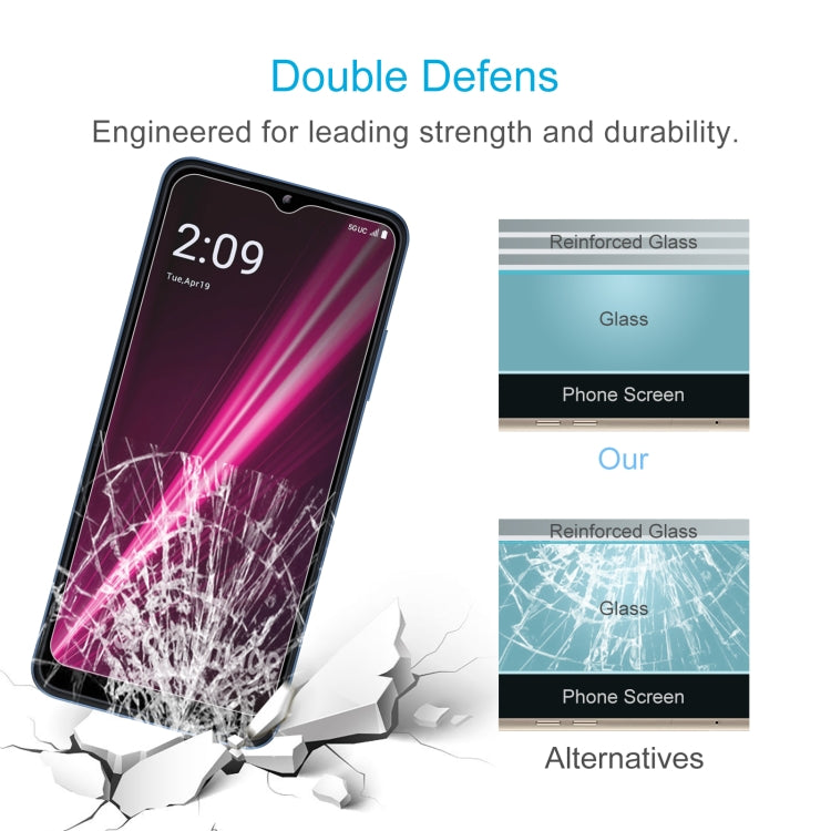 For T-Mobile T Phone 5G 10pcs 0.26mm 9H 2.5D Tempered Glass Film