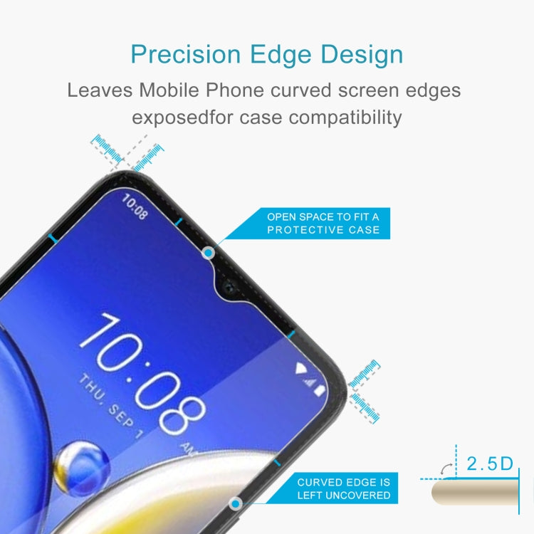For HTC Wildfire E plus 50pcs 0.26mm 9H 2.5D Tempered Glass Film