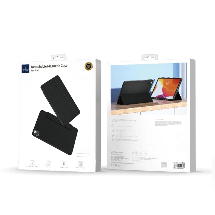 For iPad 11 inch 2022/2021/2020/2018 WiWU Detachable Magnetic PC + PU Tablet Case